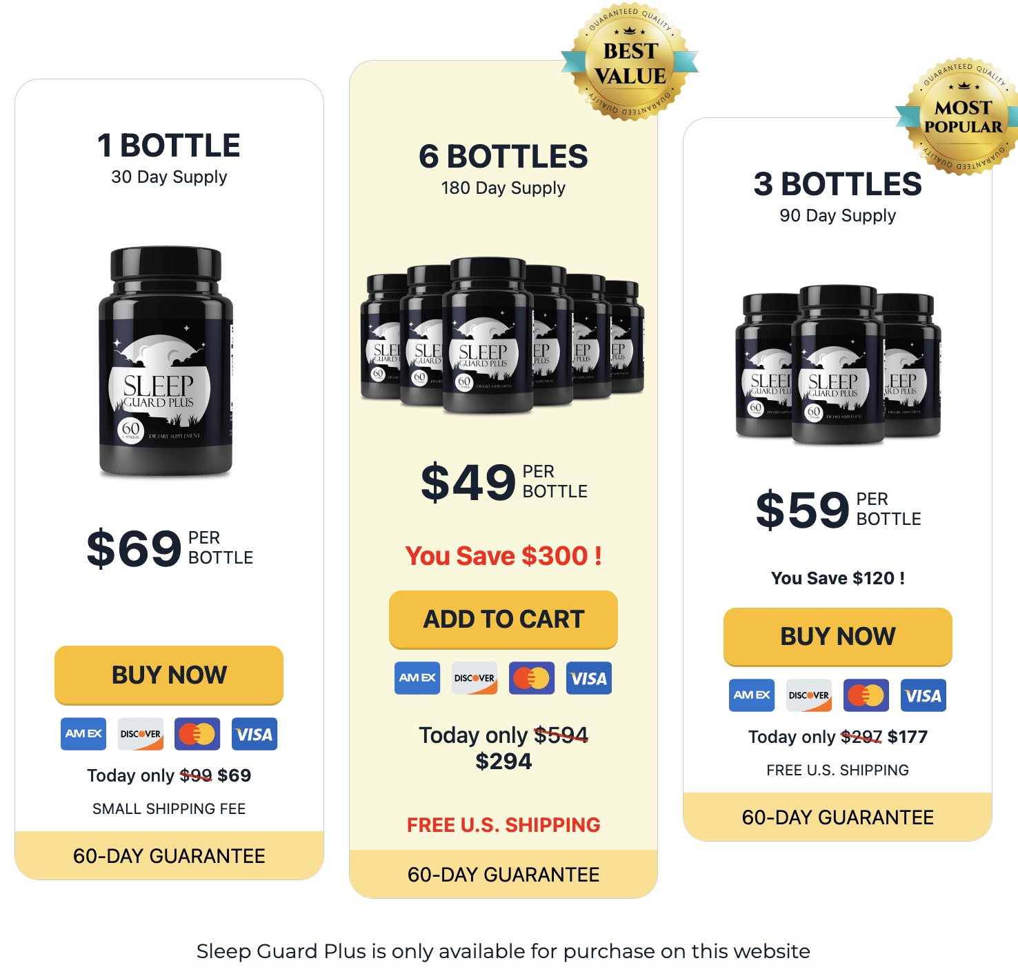 Buy Sleep Guard Plus 6 Bottles